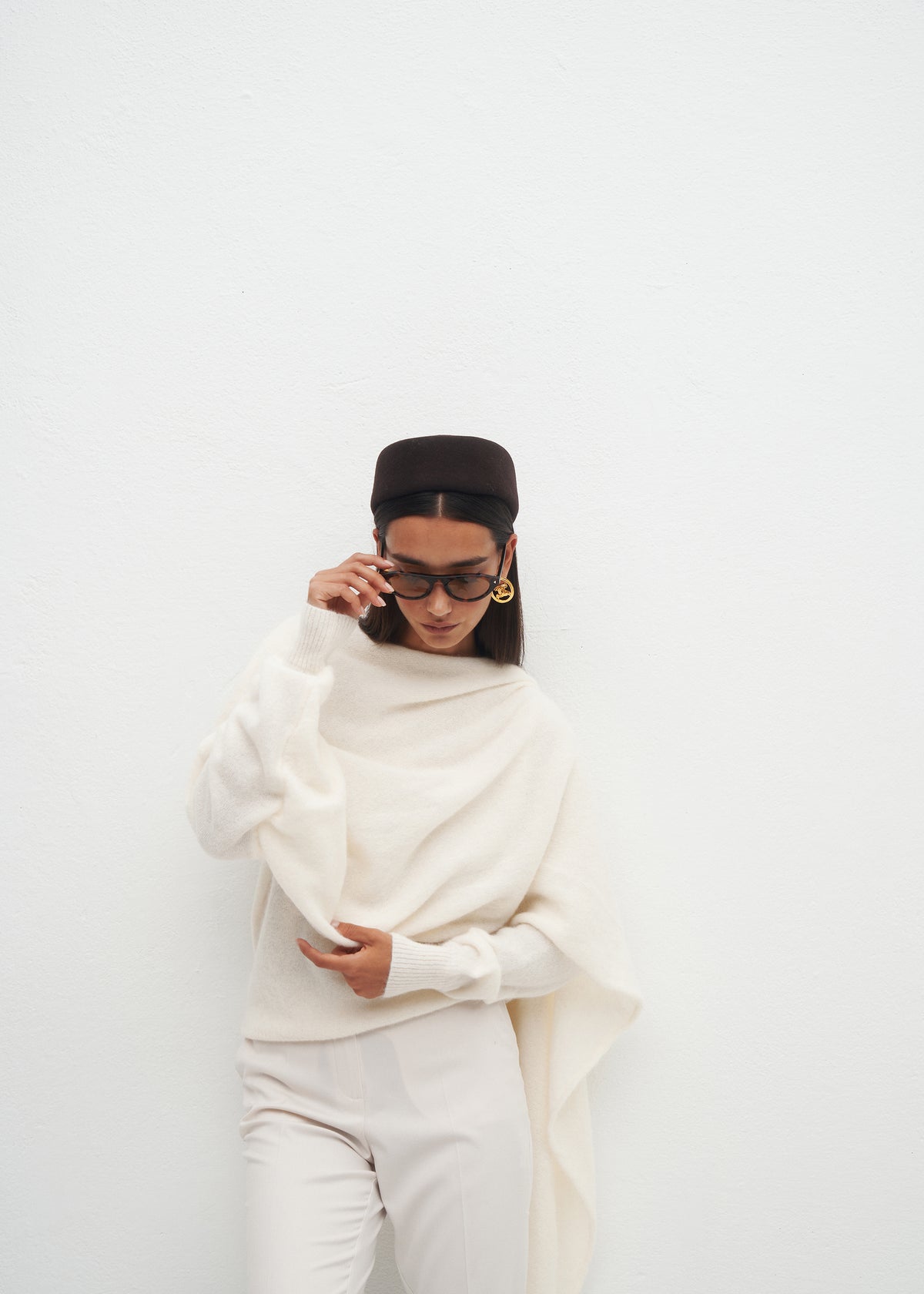 SWETER ISOLDE ALPACA ECRU