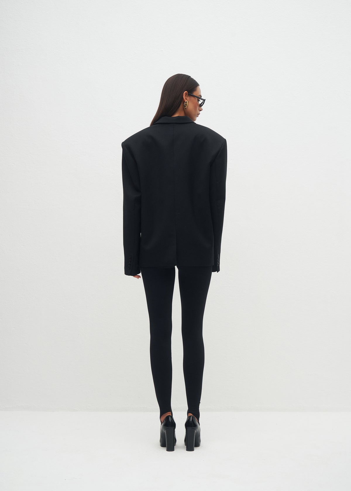 MARYNARKA HARRISON WOOL BLACK