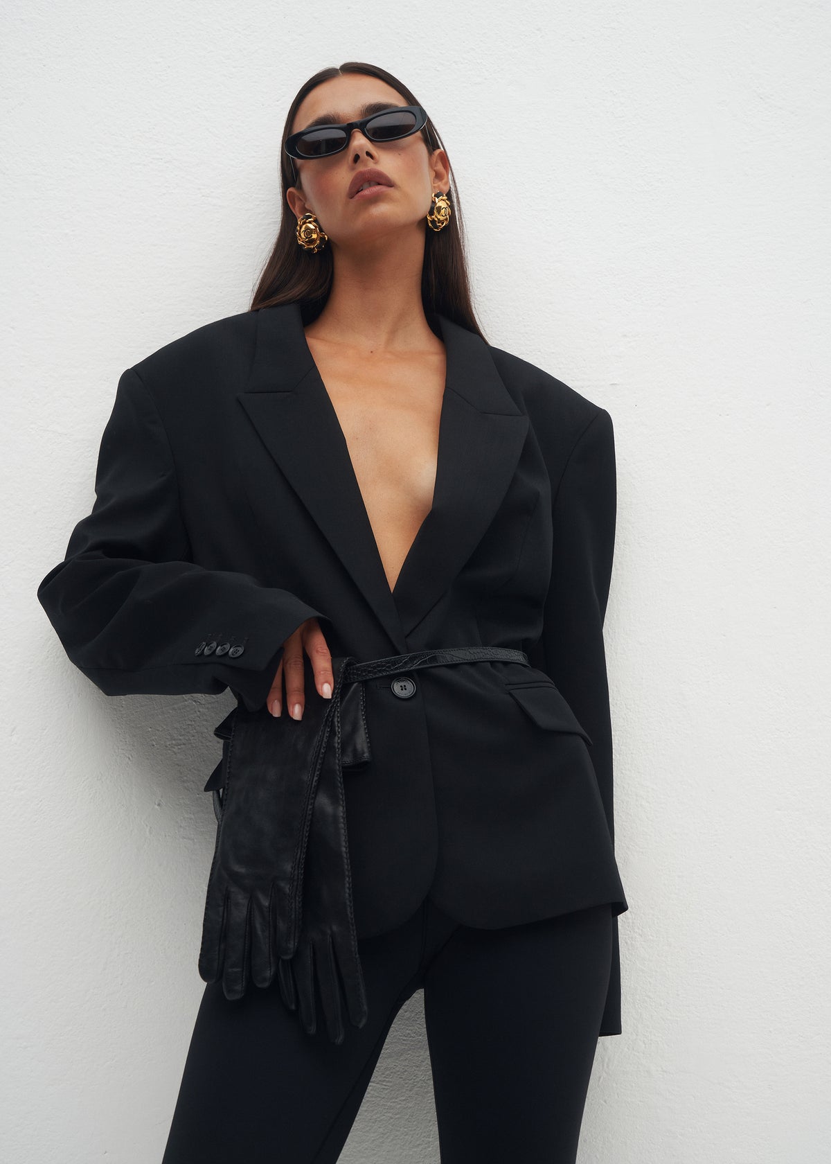 MARYNARKA HARRISON WOOL BLACK