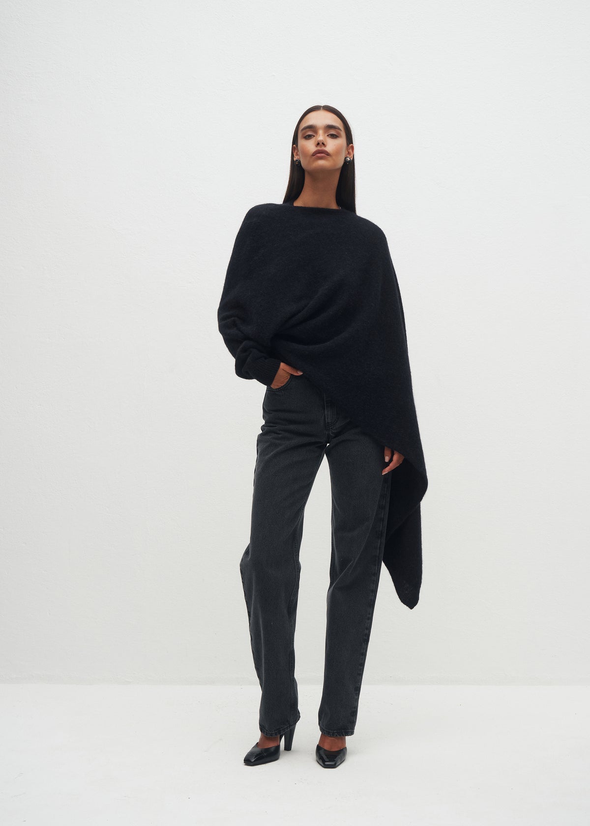 SWETER ISOLDE ALPACA BLACK