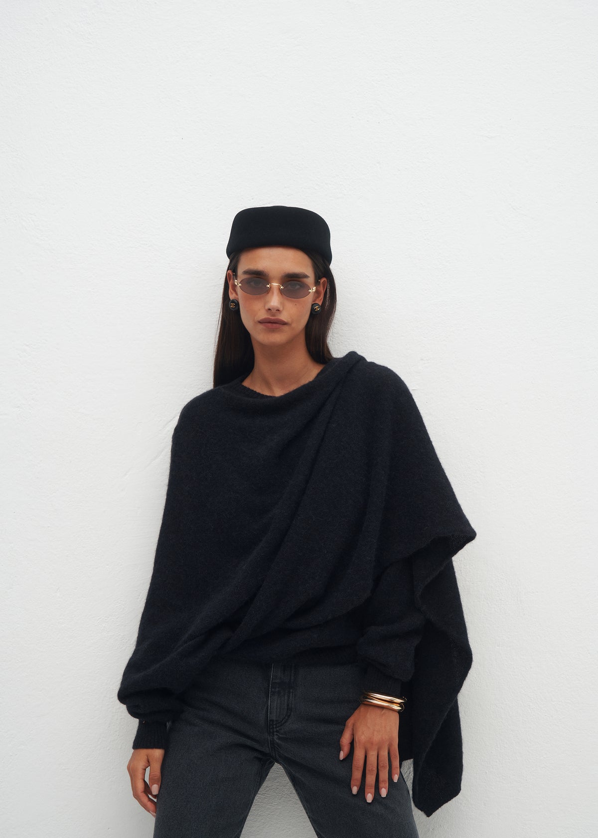 SWETER ISOLDE ALPACA BLACK