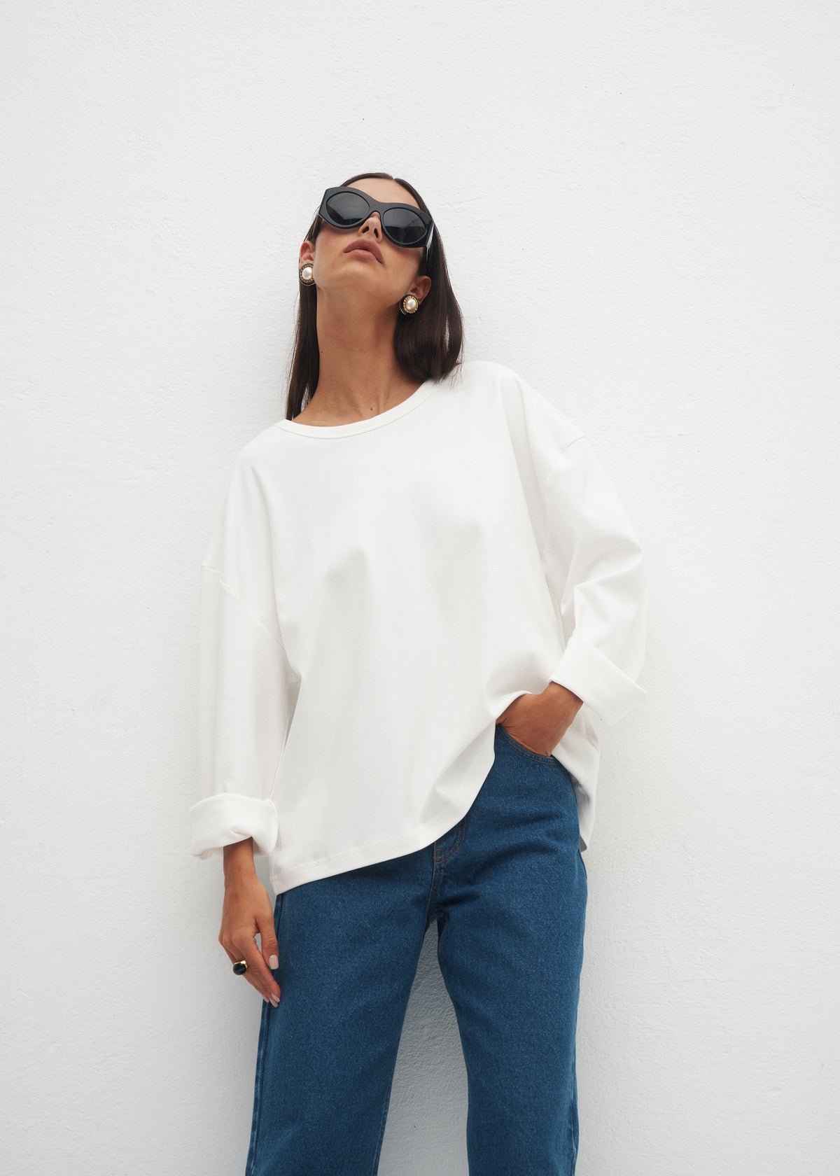 LONGSLEEVE BILLA ECRU