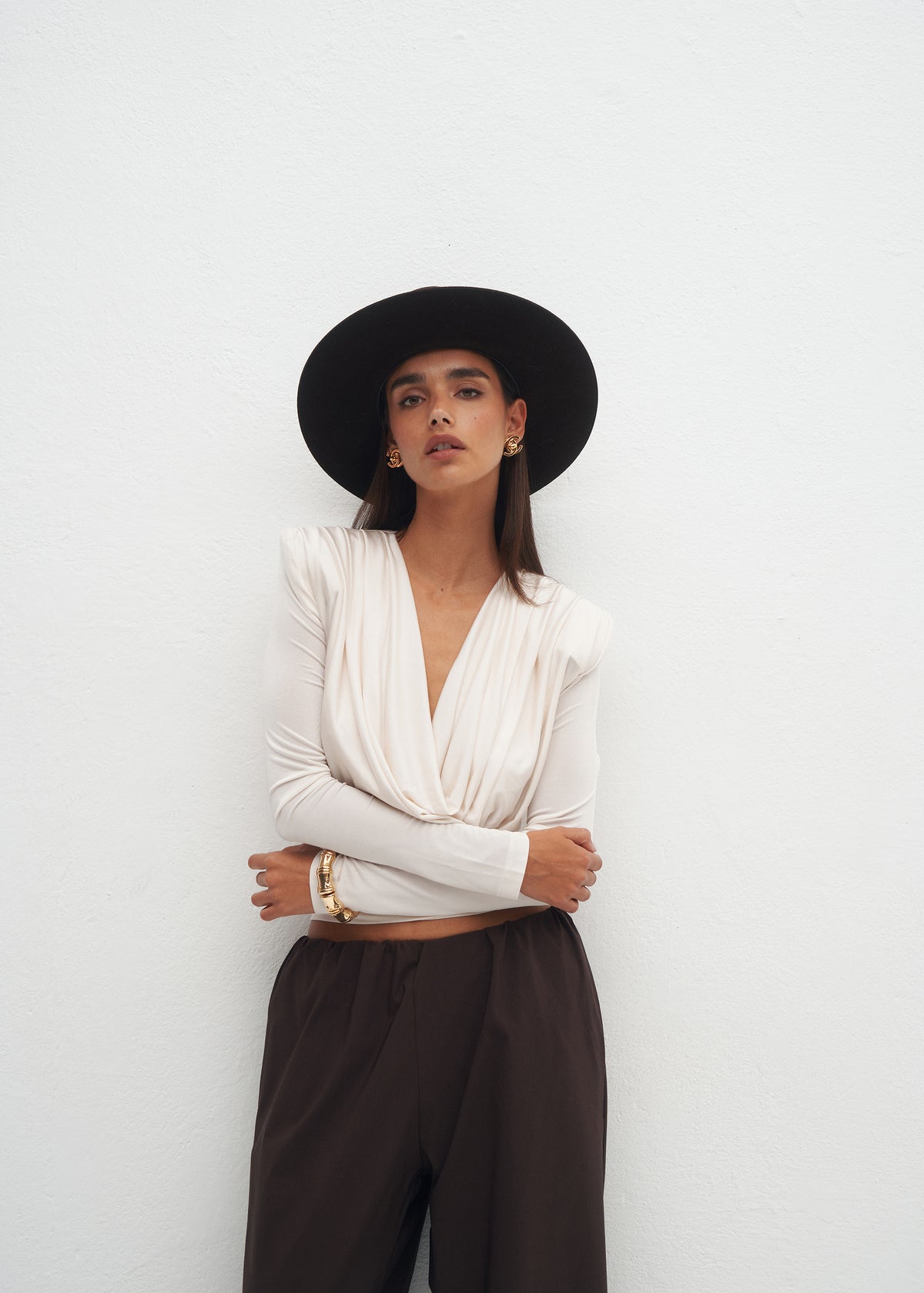 LORIA CREAM BLOUSES