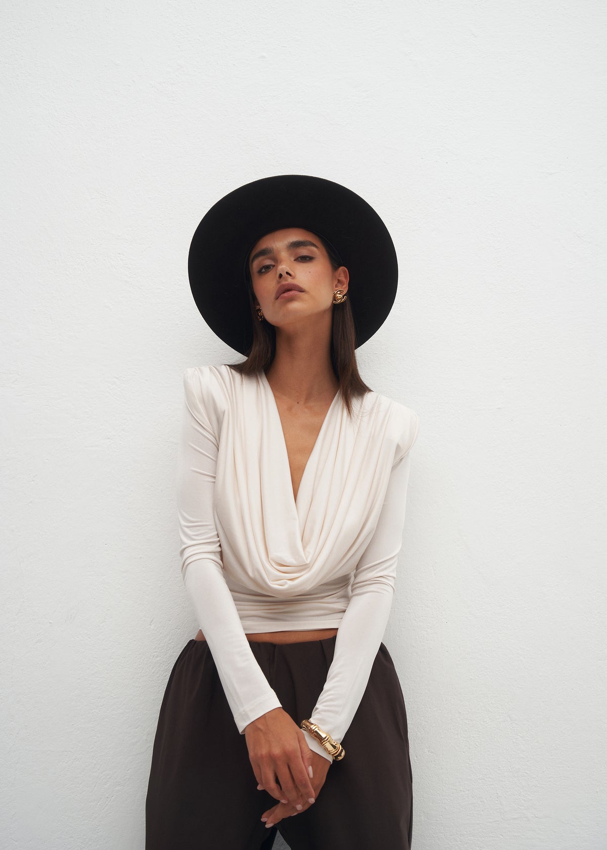 LORIA CREAM BLOUSES