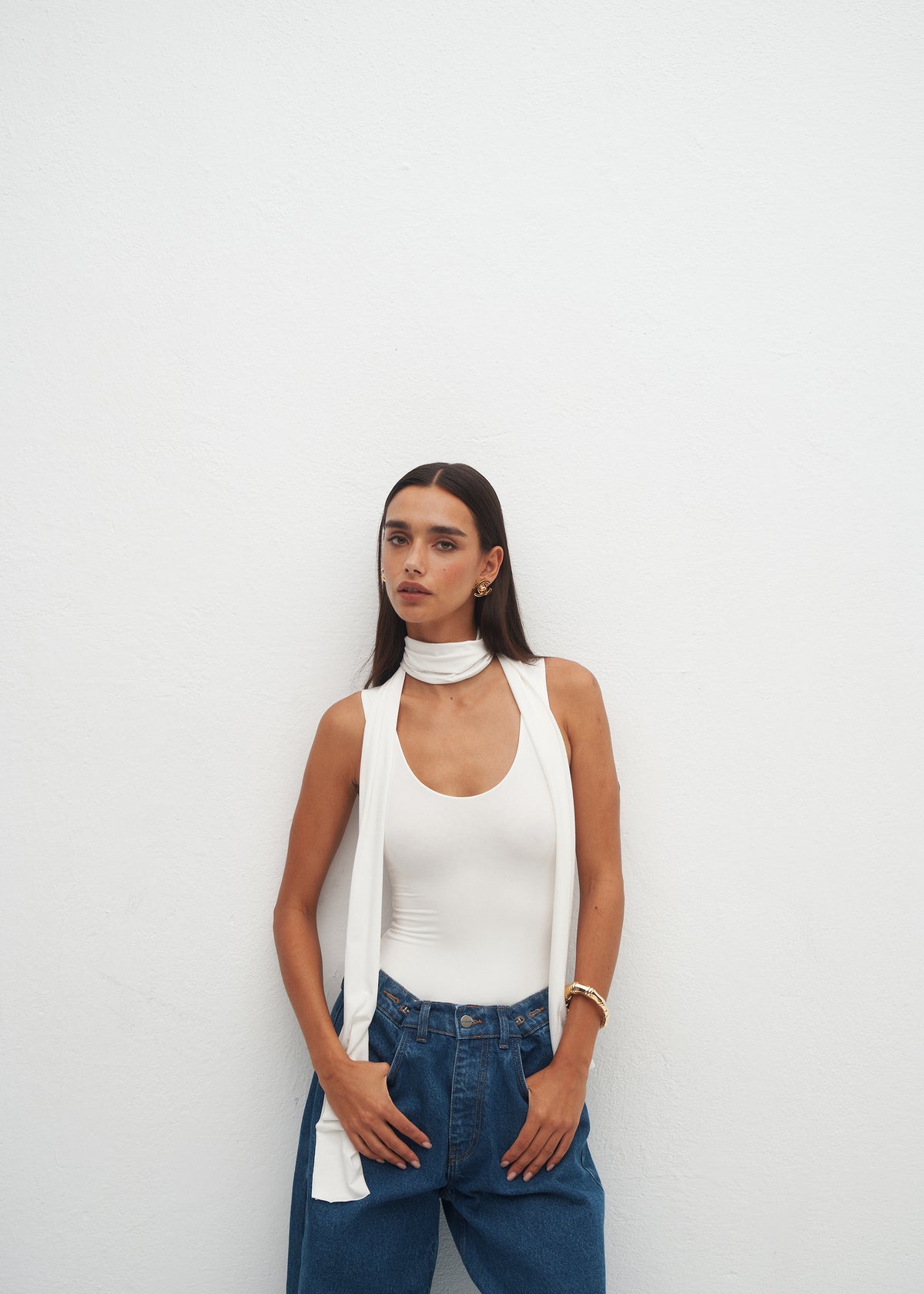 OPHELIA ECRU BODYSUIT