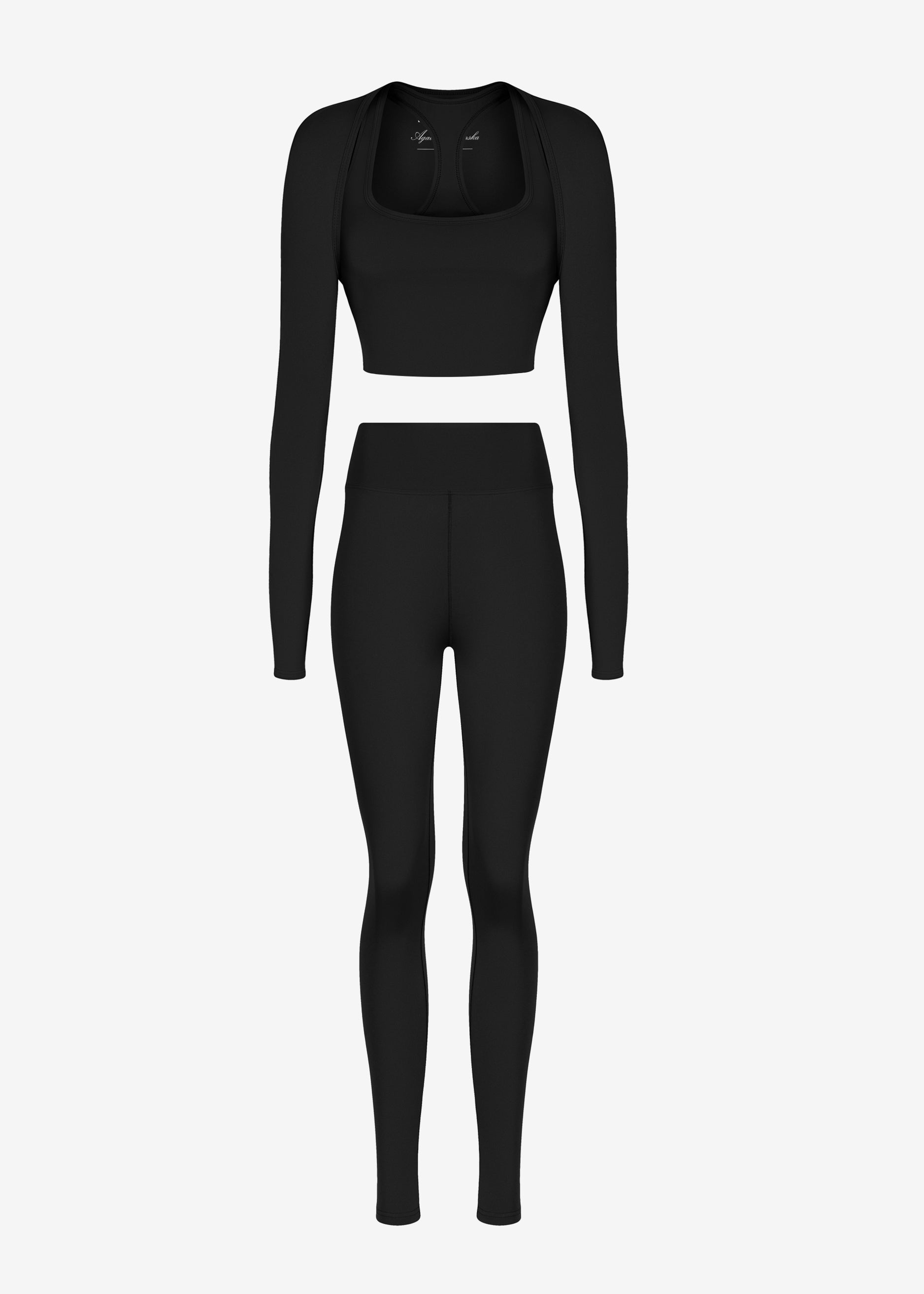 SPORTOWY TOP FLOW BLACK LECOLLET