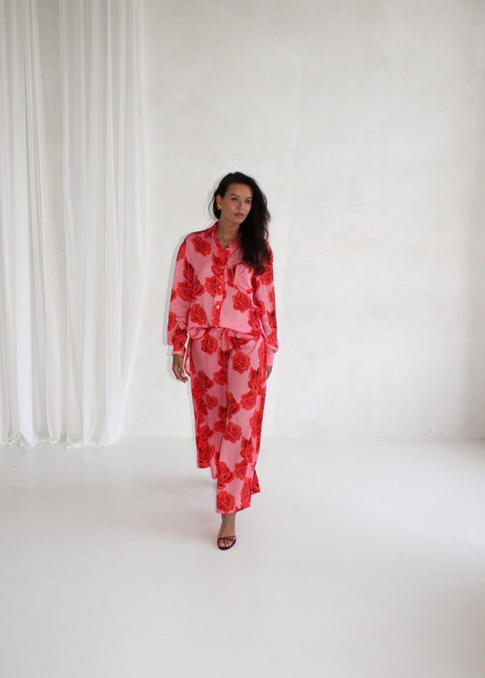 SPODNIE TONIA REGULAR ROSE LECOLLET