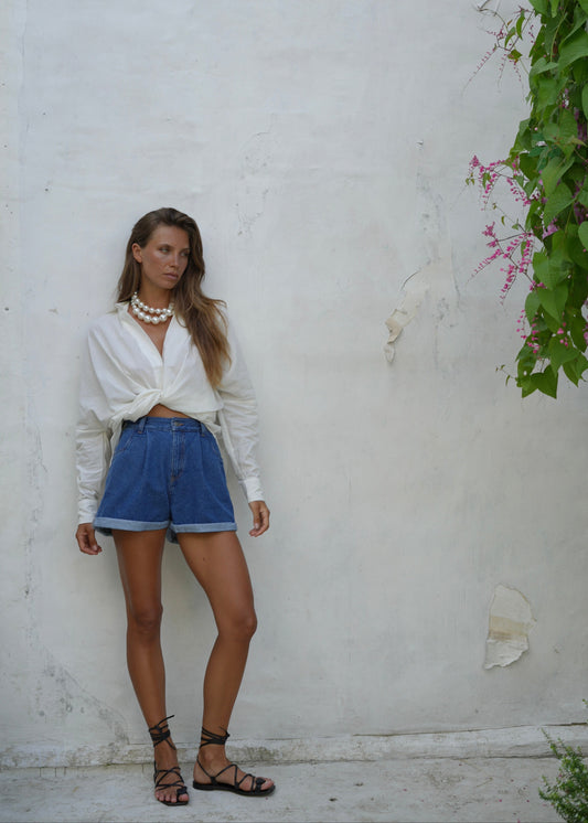 SZORTY VISO RIB BLUE RABBIT LECOLLET