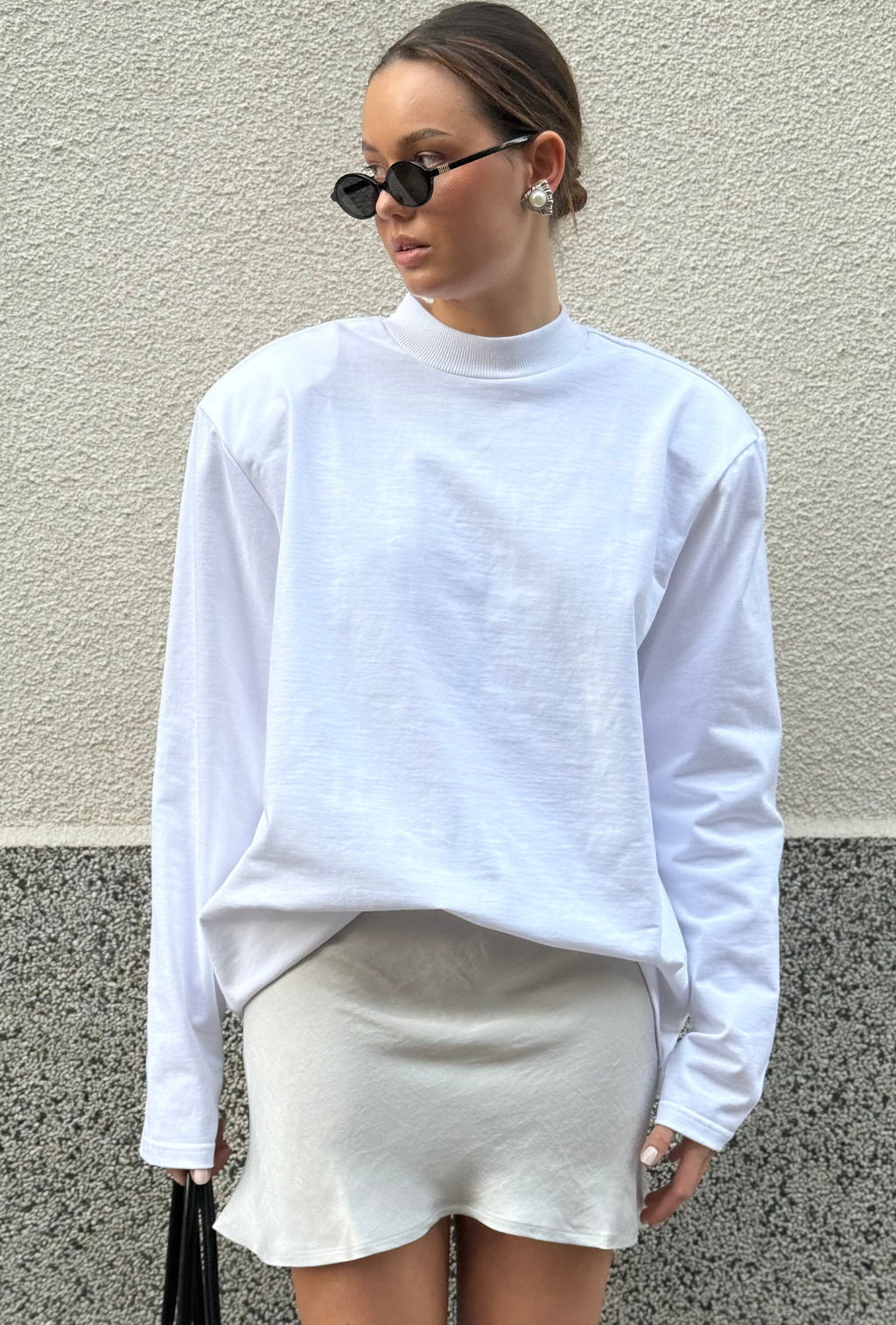 ALBANA SHORT LIGHT GREY LECOLLET
