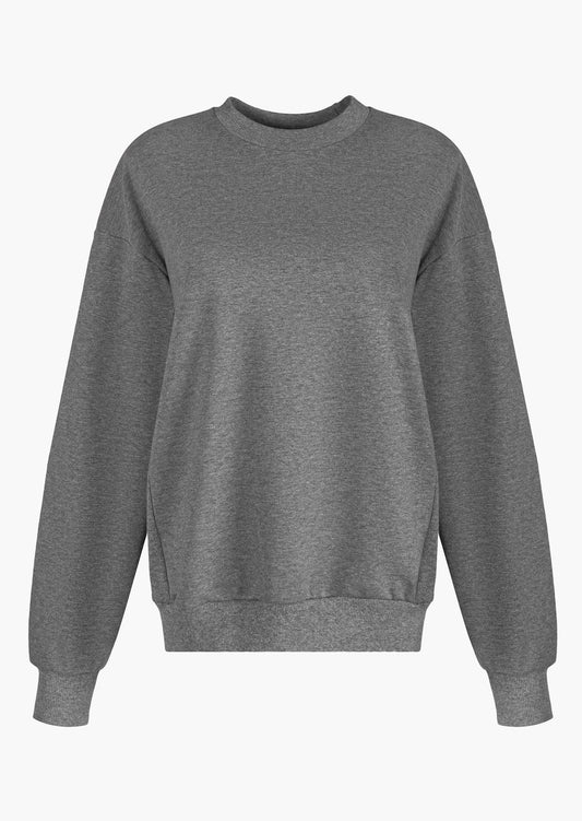 BLUZA CHARO GREY MELANGE LECOLLET