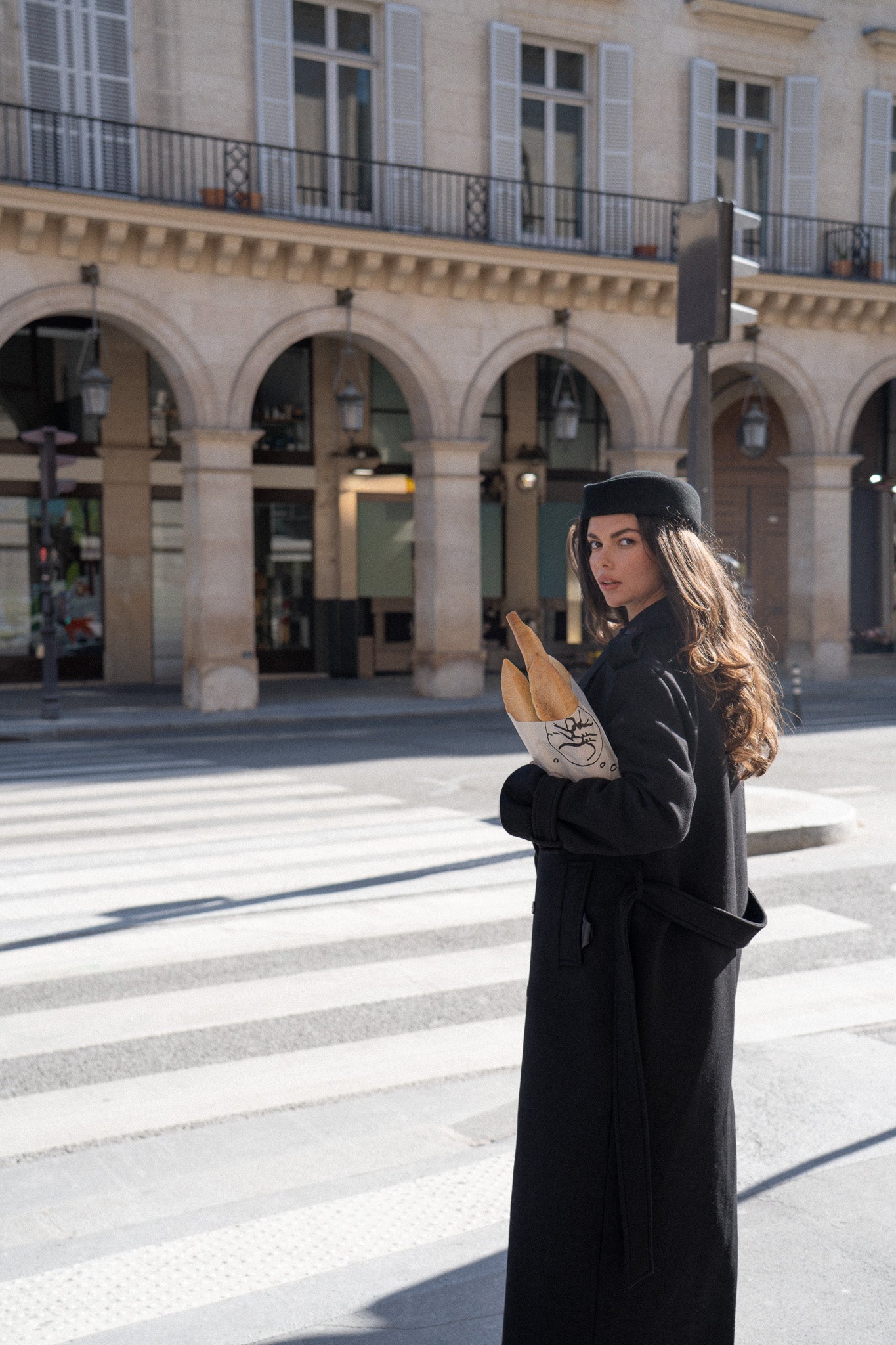 PŁASZCZ SOHO WOOL BLACK