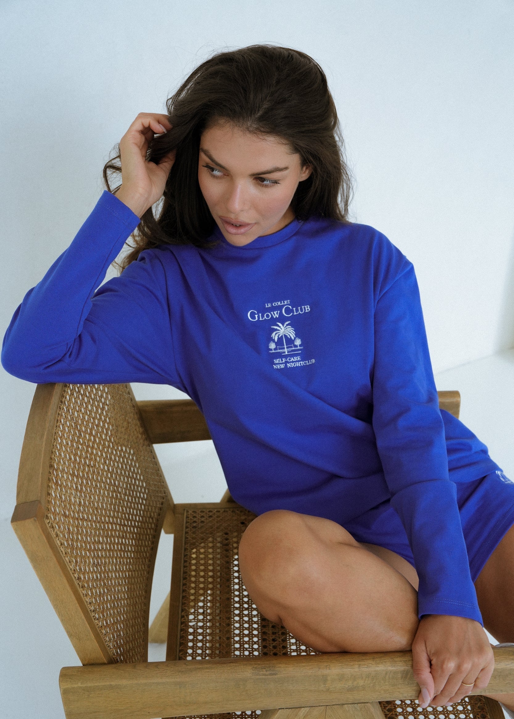 LONGSLEEVE ISABEL GLOW CLUB COBALT LECOLLET