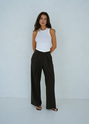 SPODNIE SIMON WOOL GREY LeCollet