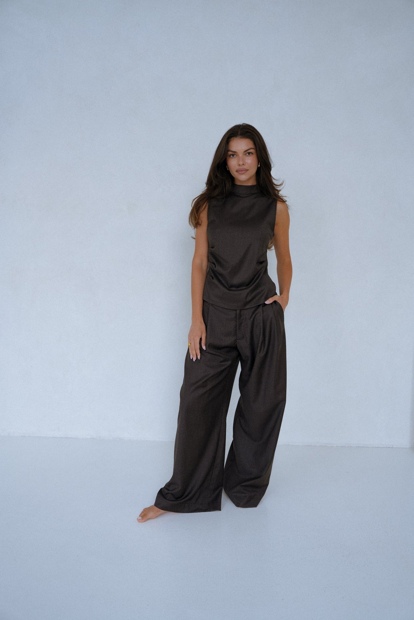SPODNIE REDSI WOOL GREY LECOLLET