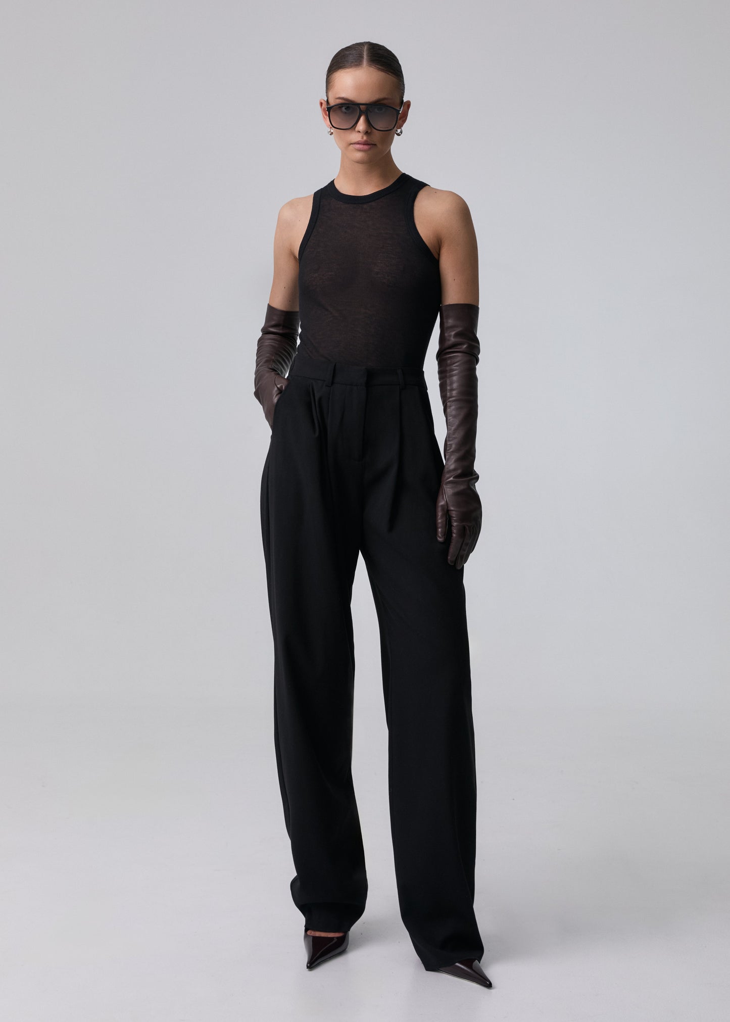 TOP TORI CASHMERE BLACK LECOLLET