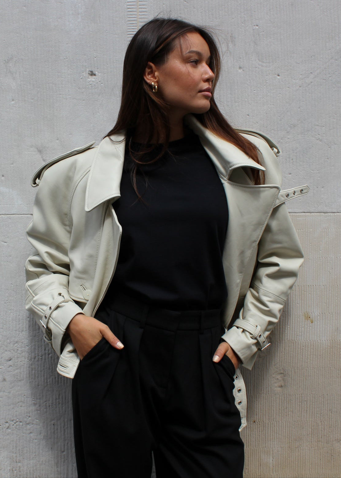 KURTKA KLERO BEIGE LECOLLET