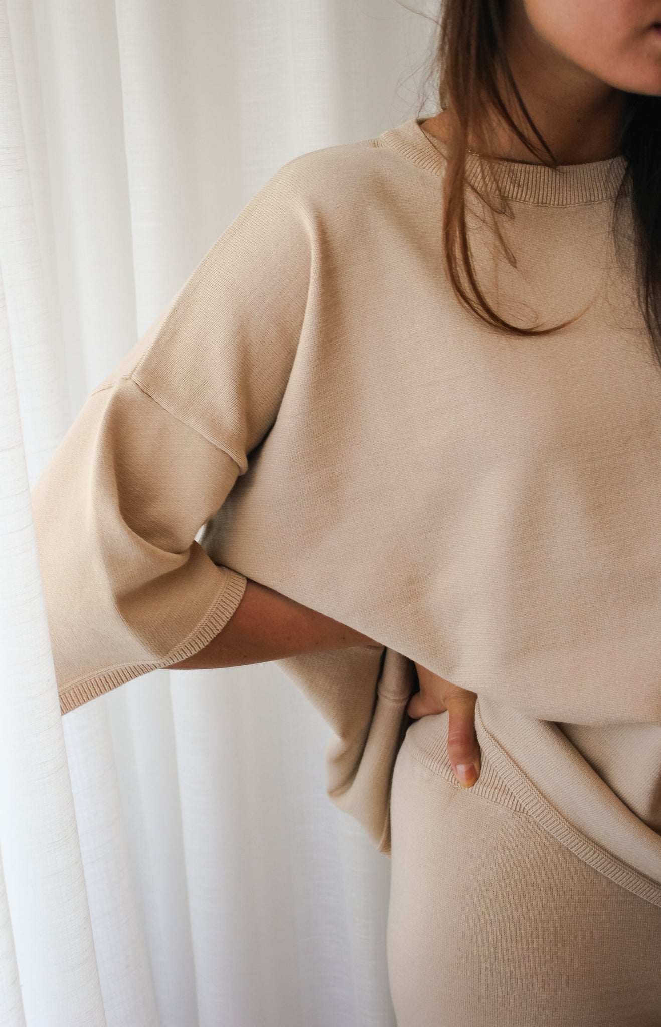 BLUZKA PENIDA BEIGE LECOLLET