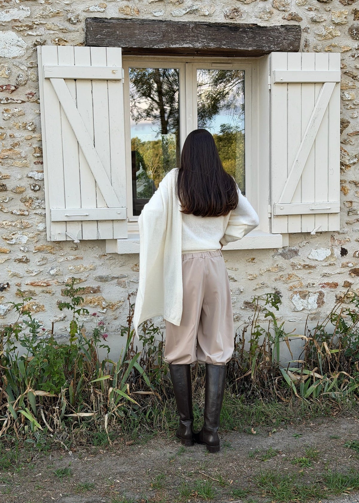 SWETER ISOLDE ALPACA ECRU