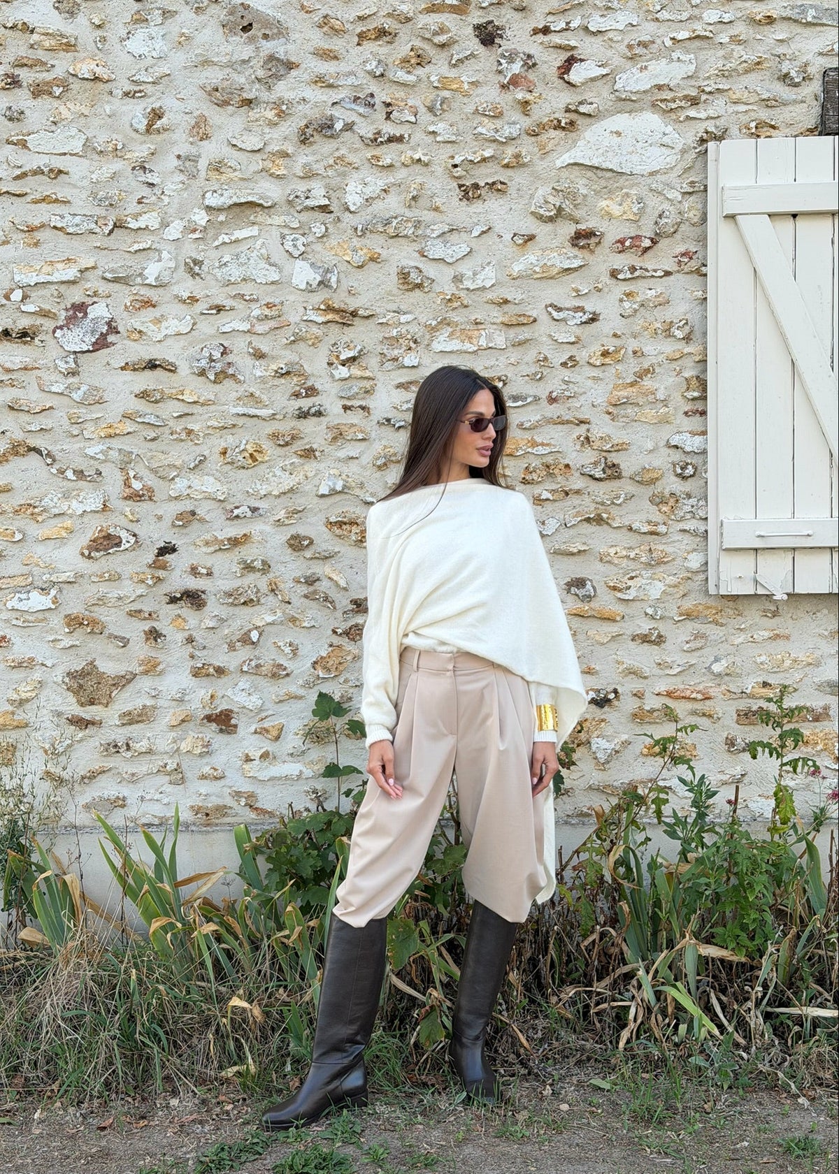 SWETER ISOLDE ALPACA ECRU