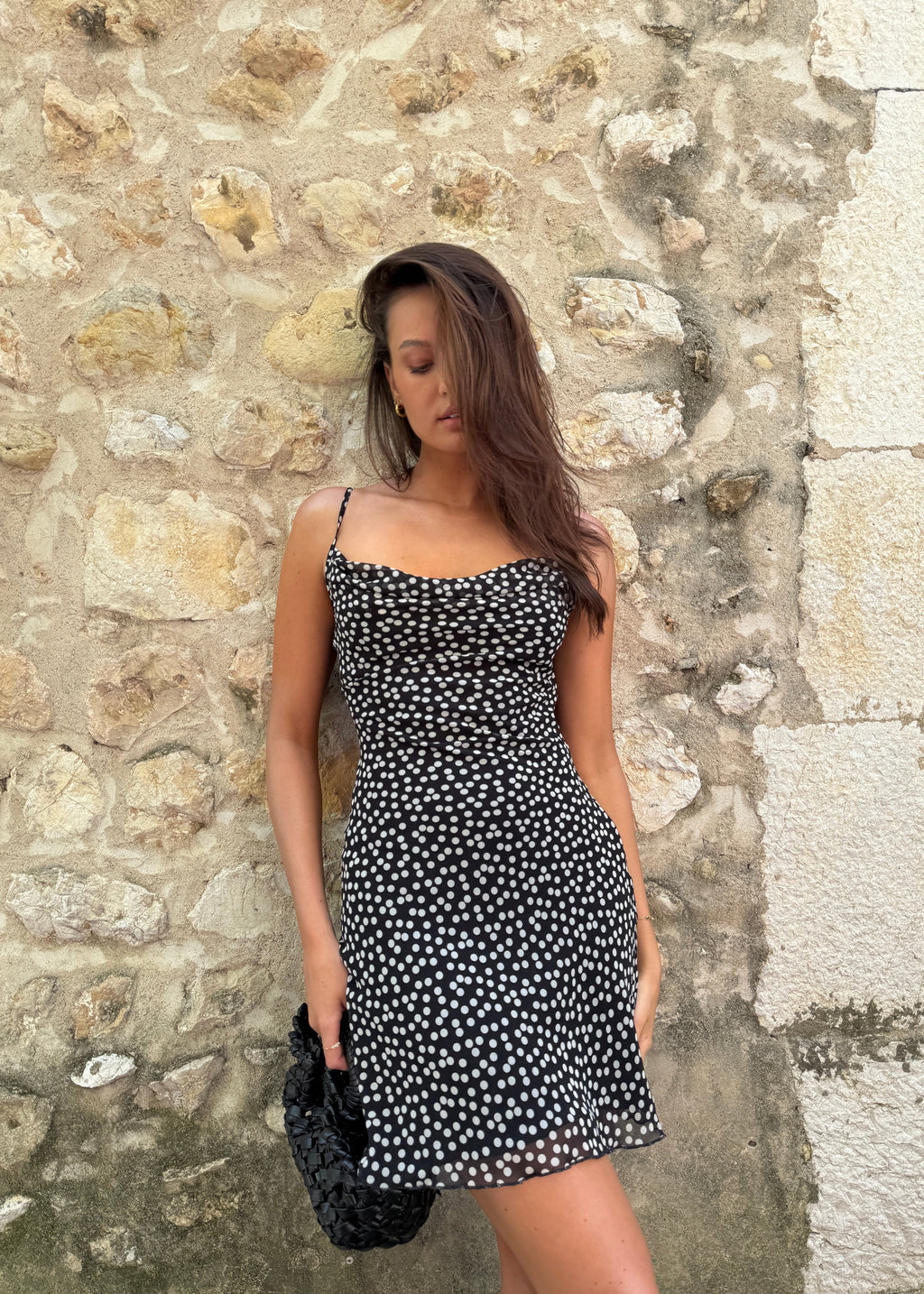 BREEZE NEW SHORT BLACK DOTS LECOLLET