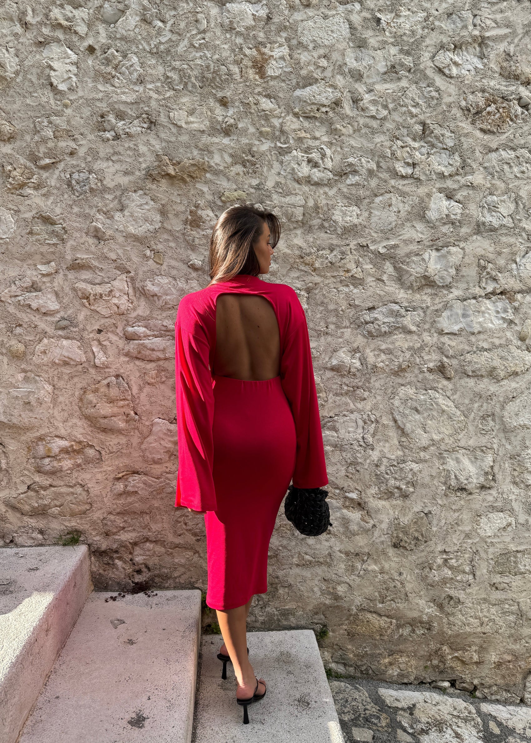 AURI BACKLESS RED LECOLLET