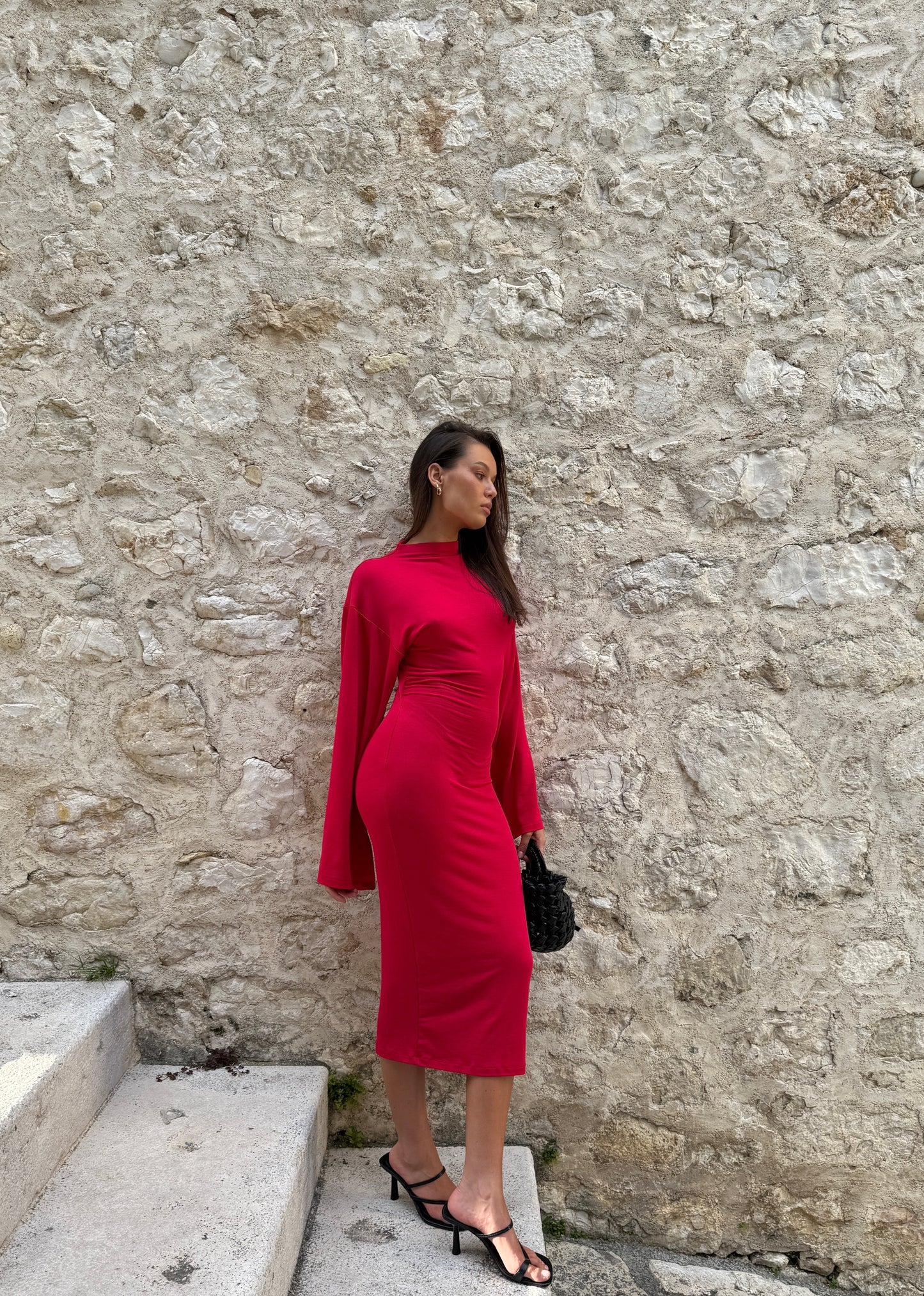 AURI BACKLESS RED LECOLLET