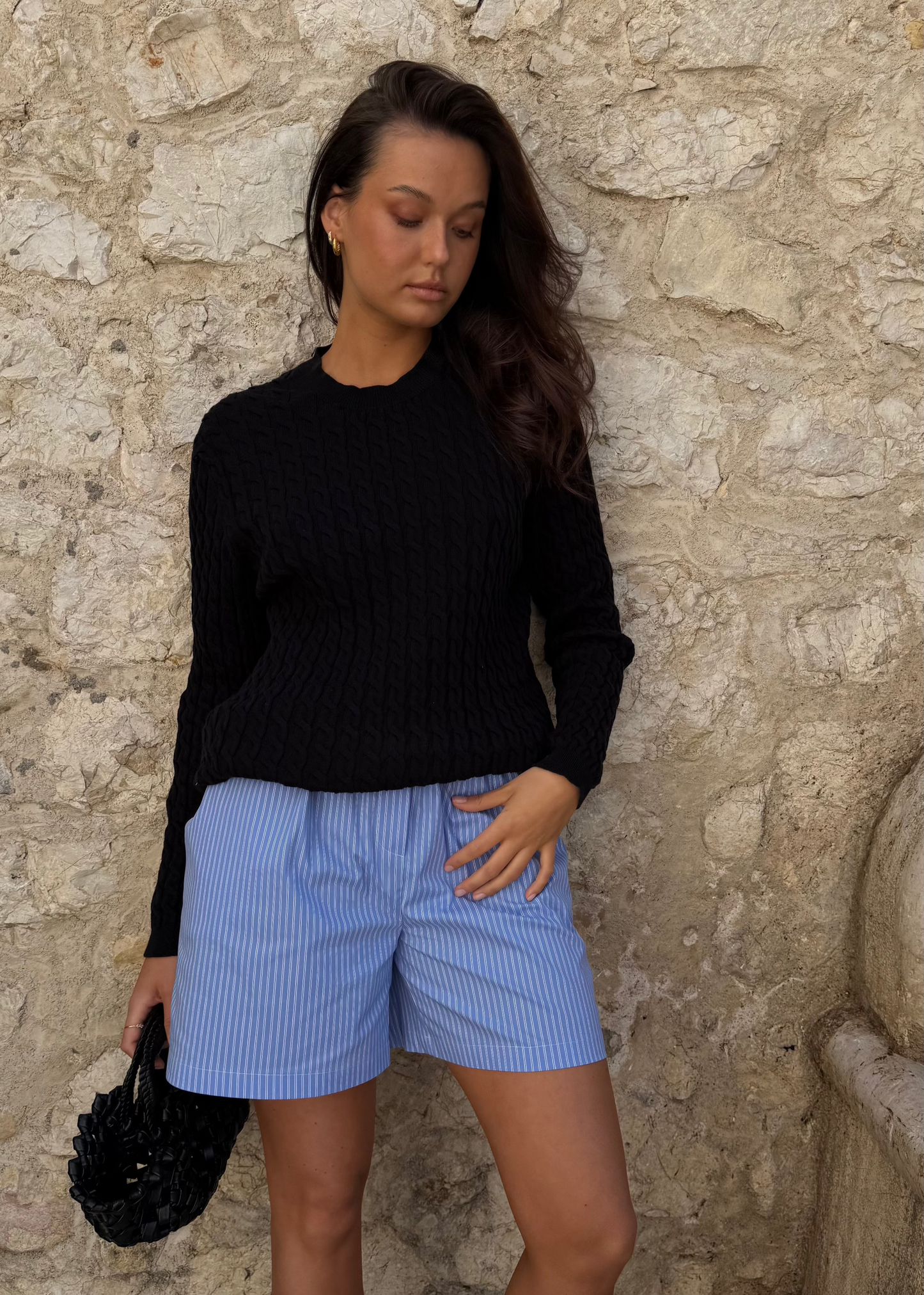 ZIA NAVY STRIPES LECOLLET