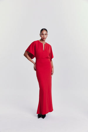 NINA DRESS RED LECOLLET