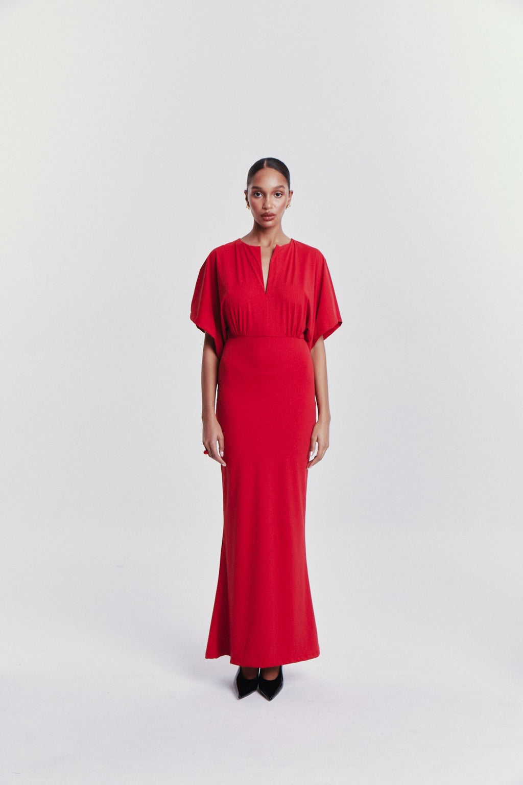 NINA DRESS RED LECOLLET