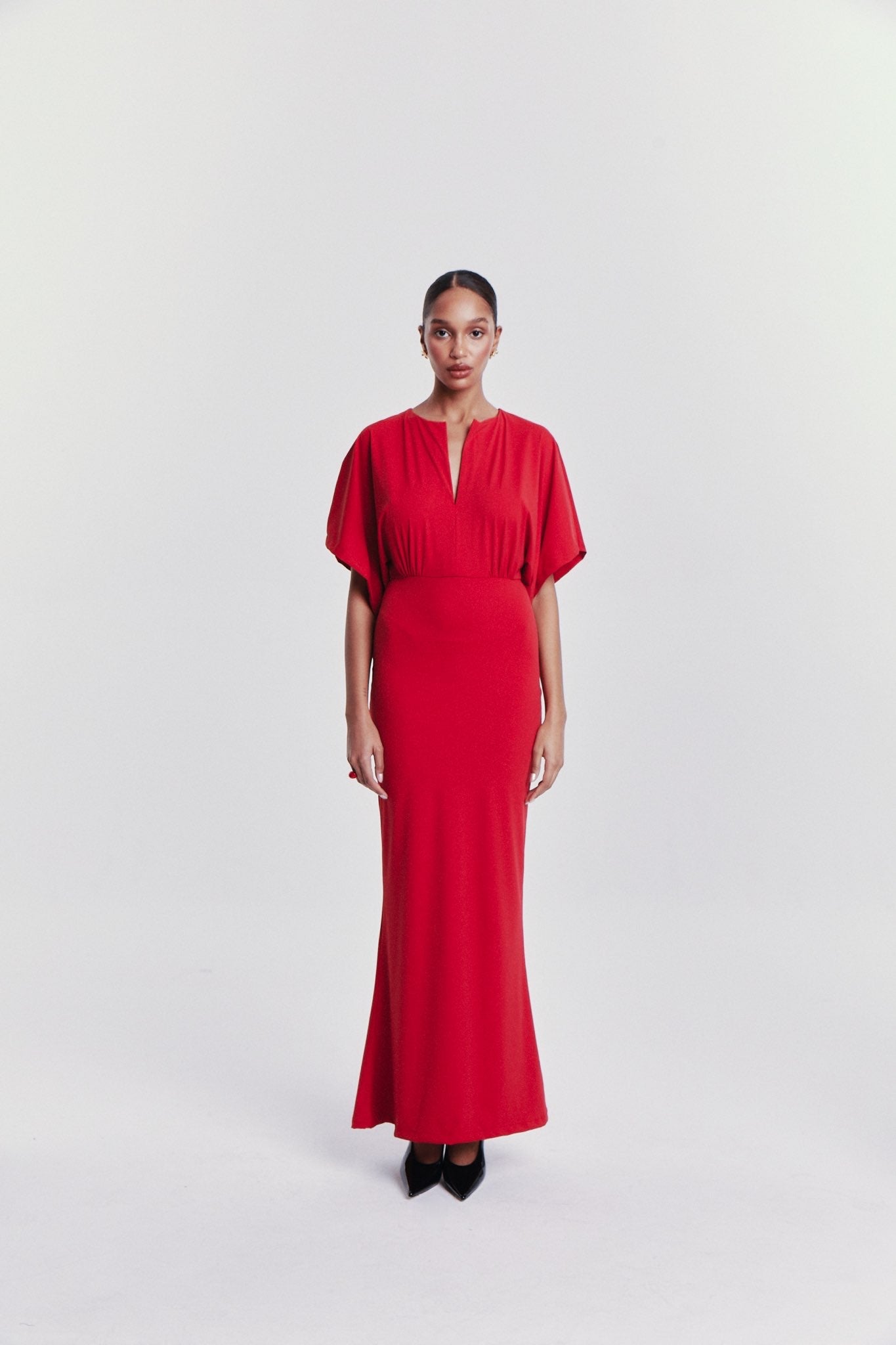 NINA DRESS RED LECOLLET