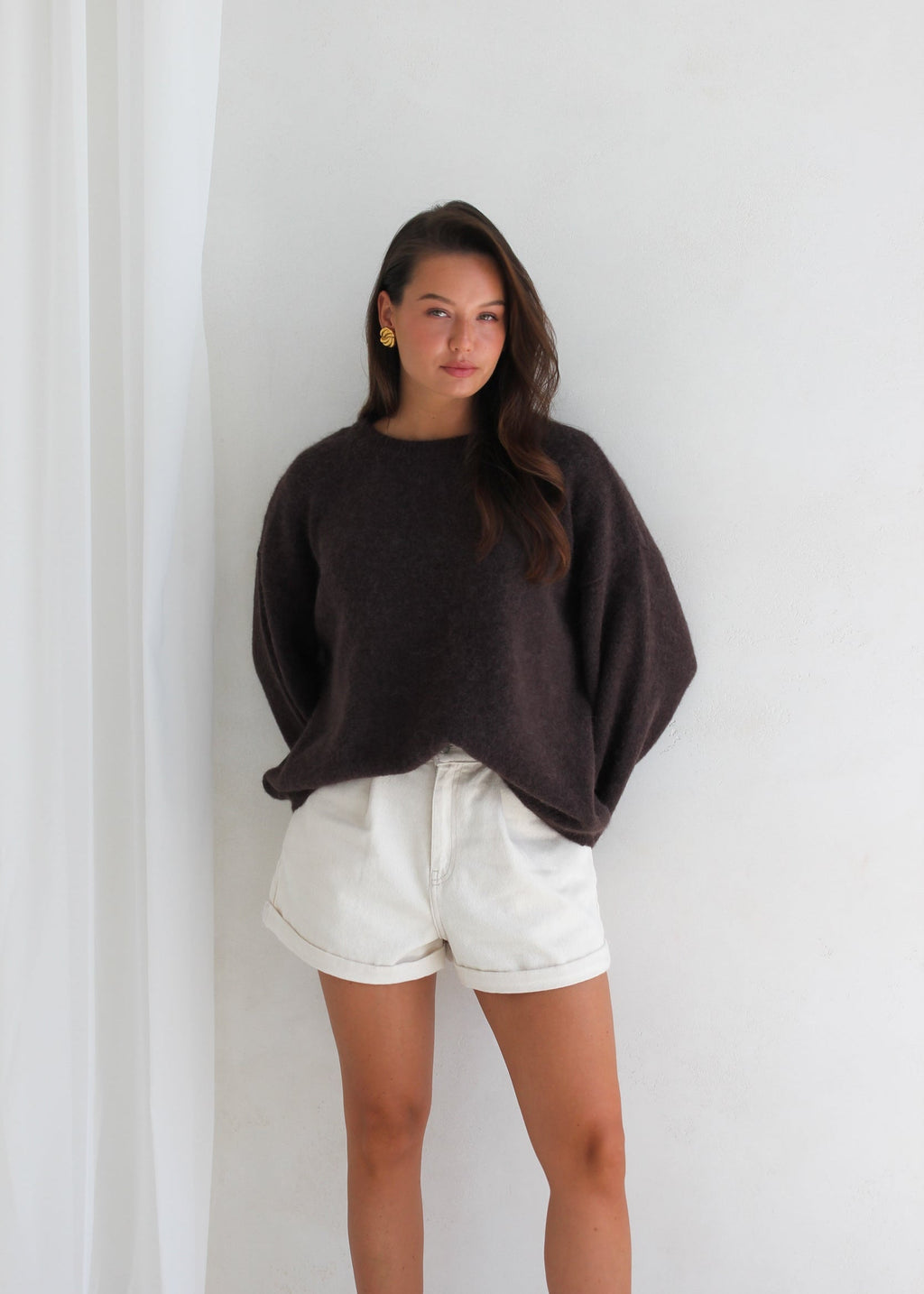SZORTY VISO RIB WHITE LECOLLET