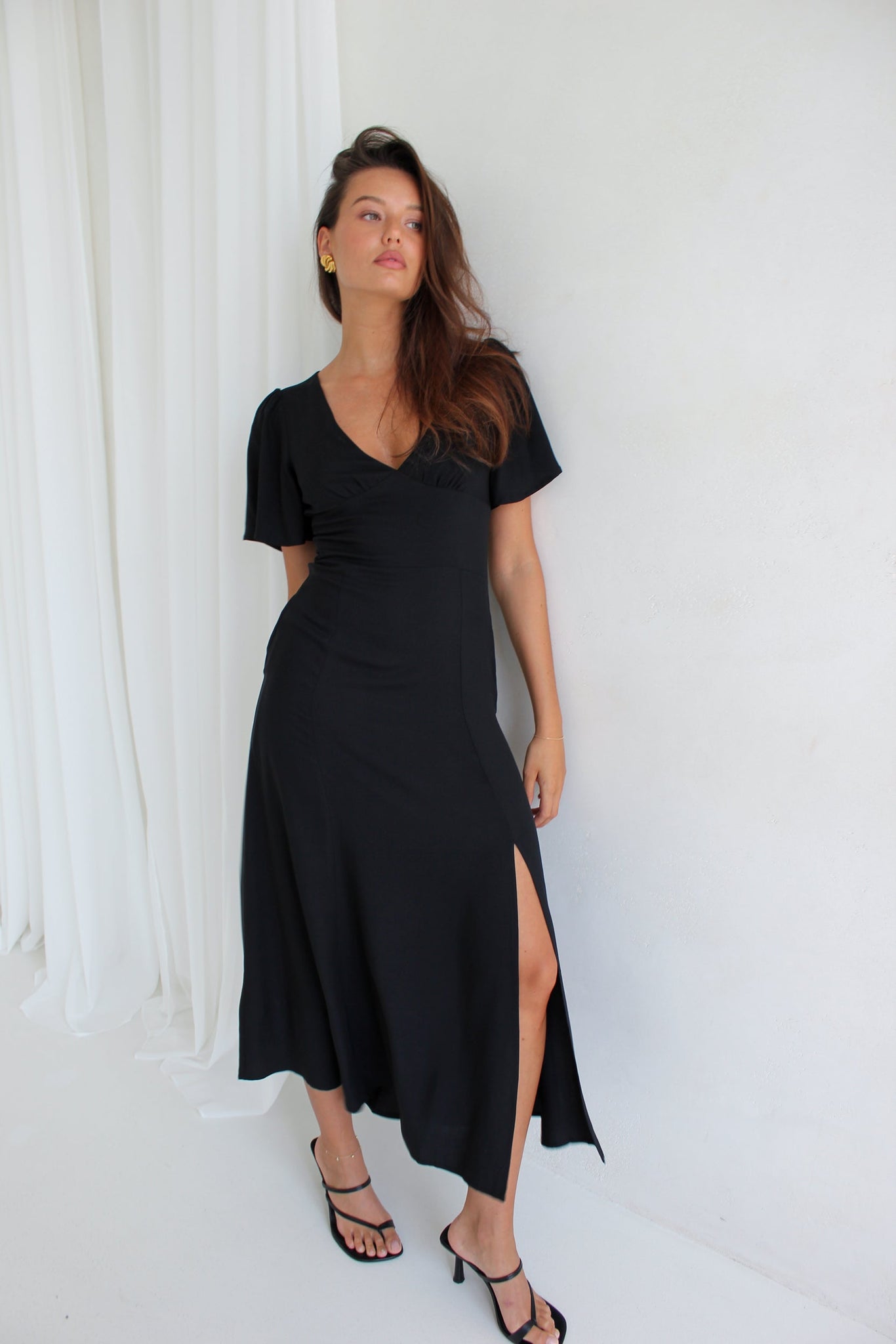 SUKIENKA ELLE BLACK LECOLLET