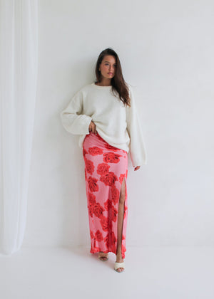 SPÓDNICA ALBANA NEW LONG ROSE LECOLLET