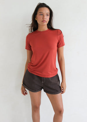 T-SHIRT SLIM RUST LECOLLET