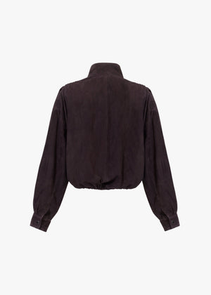 KURTKA ORLANDO BROWN SUEDE LECOLLET