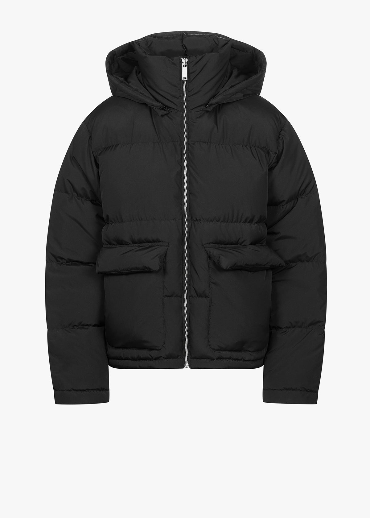 BORMIO HOODED BLACK JACKET 