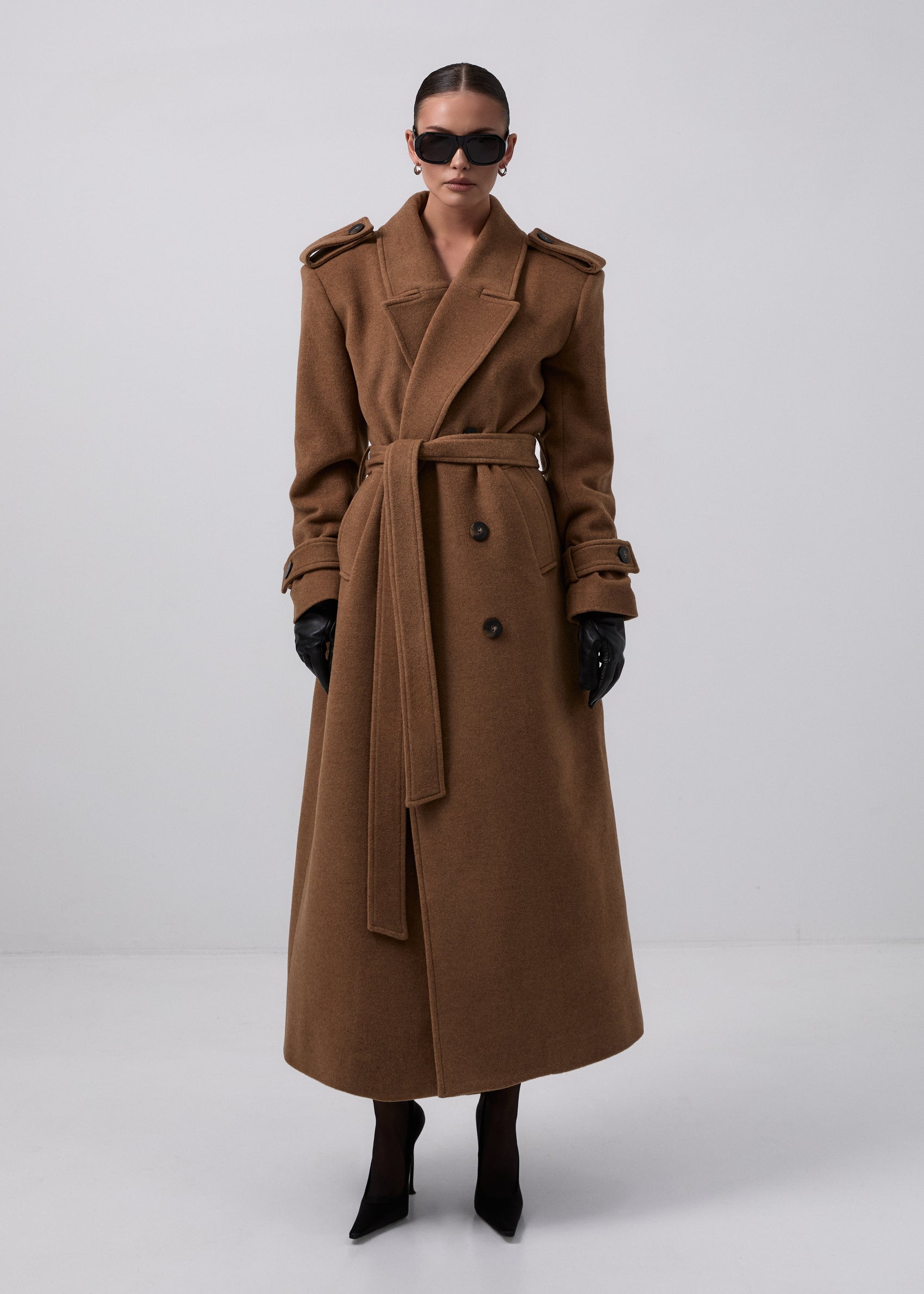 PŁASZCZ SOHO WOOL CAMEL LECOLLET