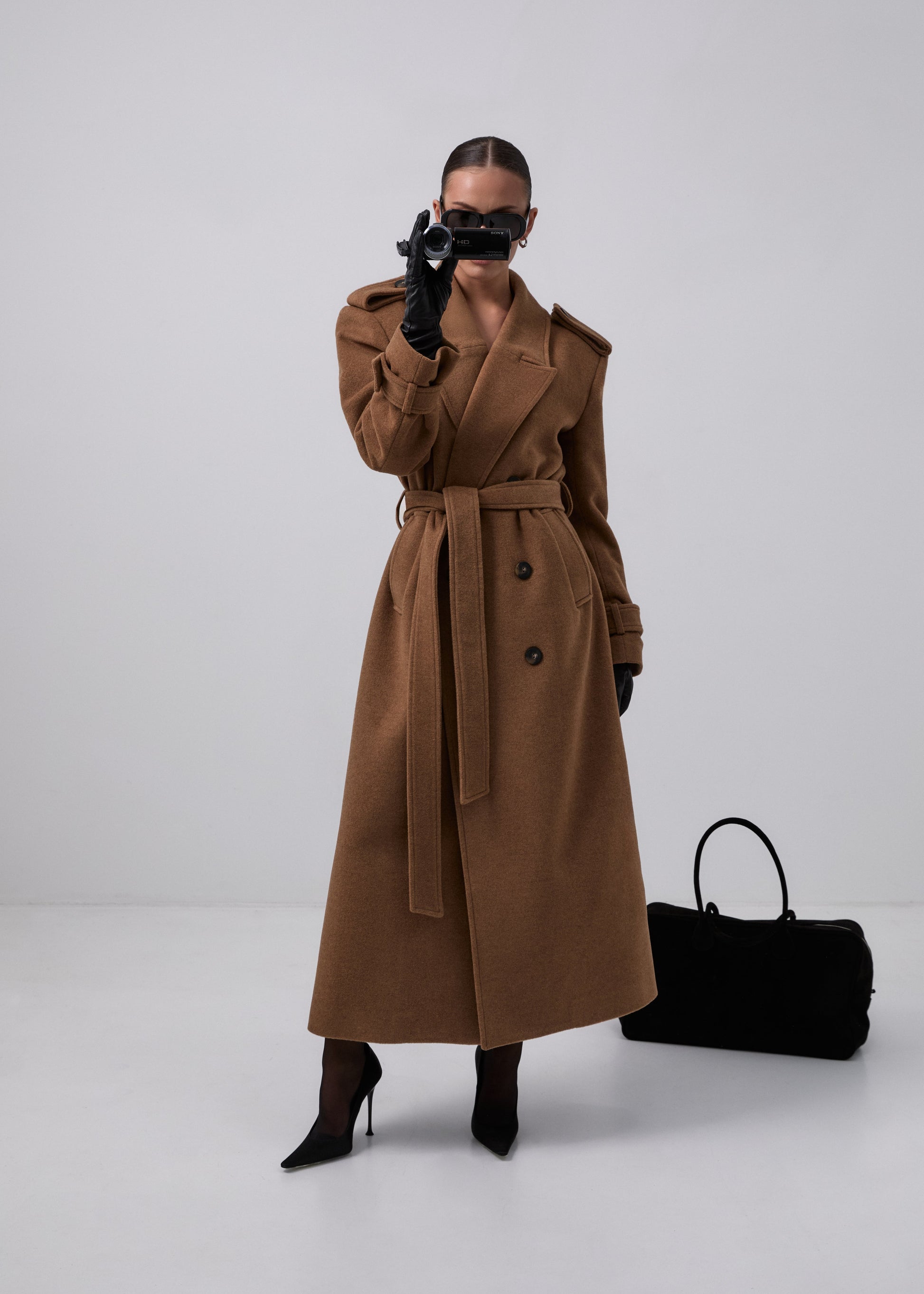 PŁASZCZ SOHO WOOL CAMEL LECOLLET