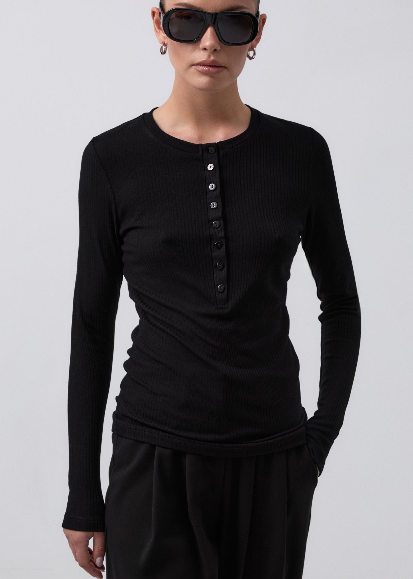 LONGSLEEVE TERESA BLACK LECOLLET