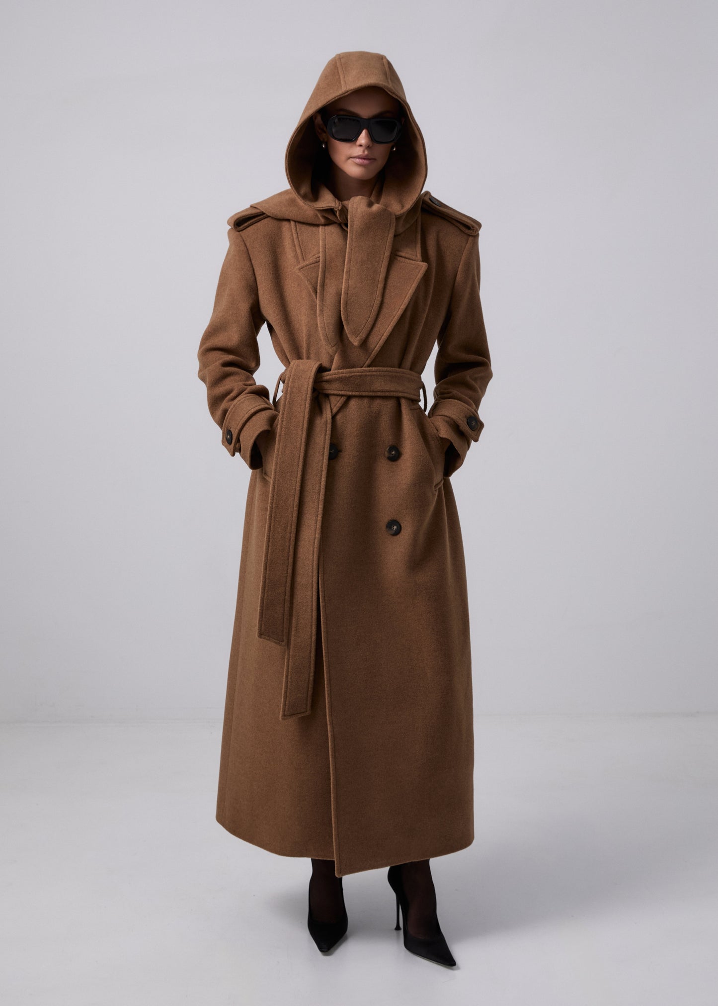 PŁASZCZ SOHO WOOL CAMEL LECOLLET