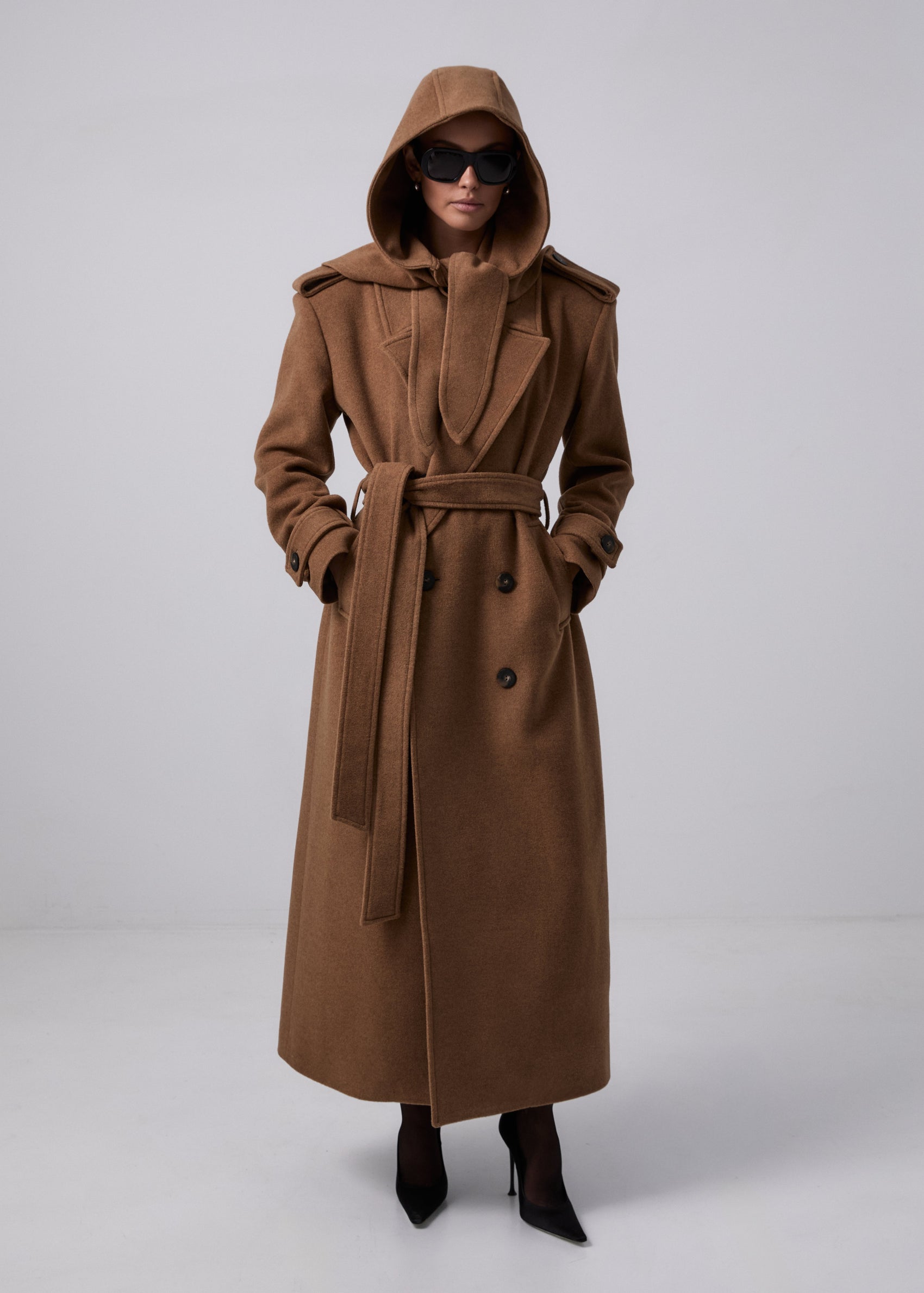 PŁASZCZ SOHO WOOL CAMEL LECOLLET