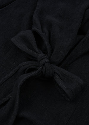 JOSUE LINEN BLACK LECOLLET