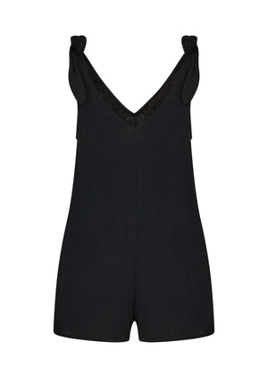 JOSUE LINEN BLACK LECOLLET