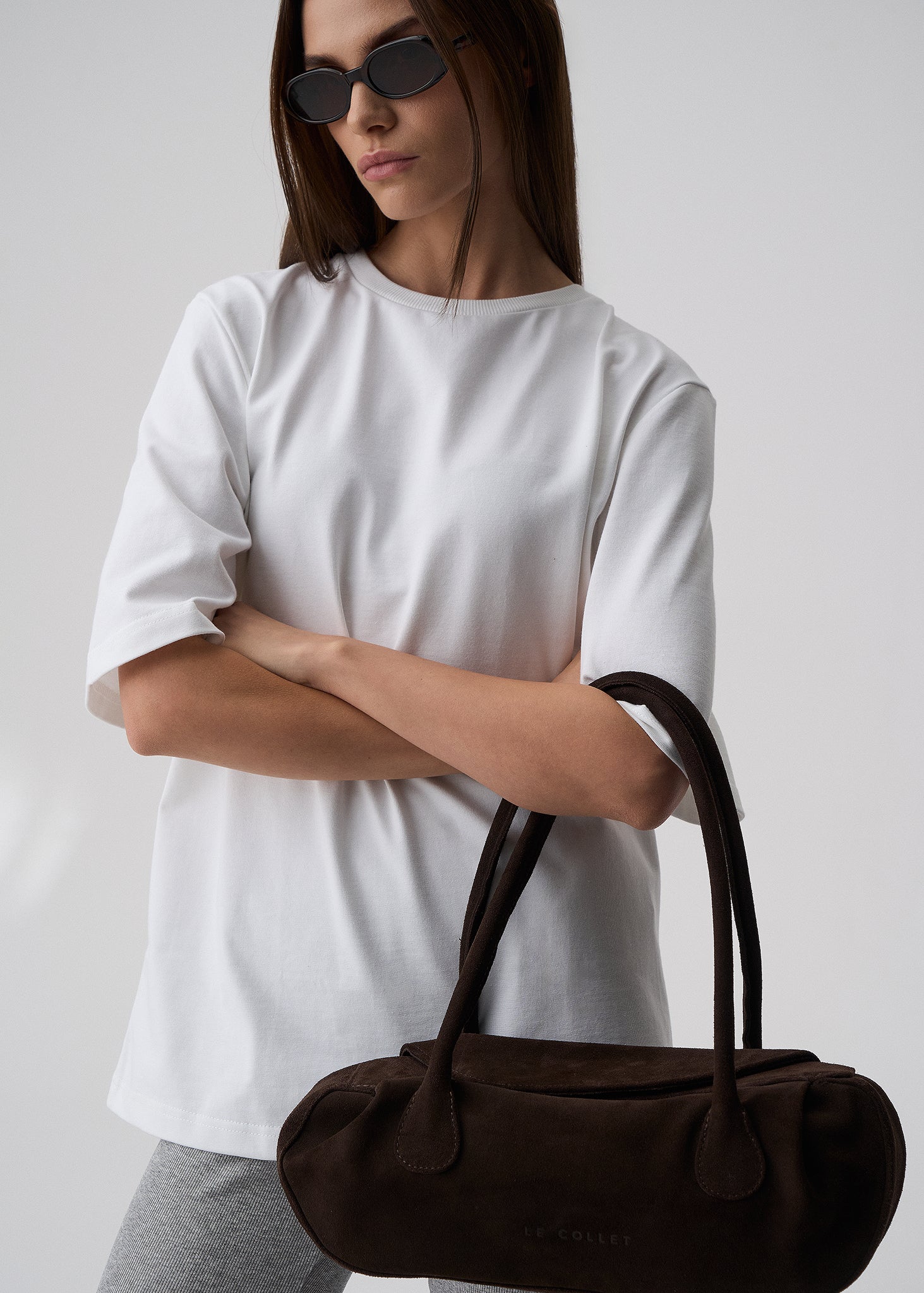 T-SHIRT MARC MELANIA WHITE LeCollet