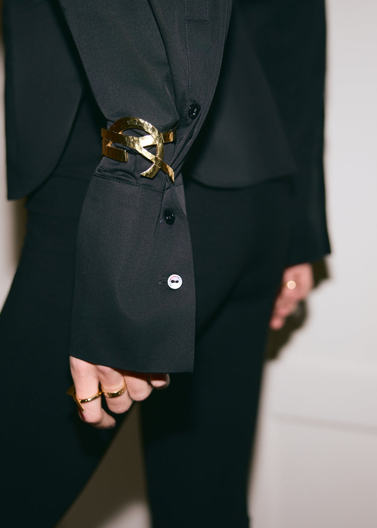 PADDED SHIRT AURELIA BLACK