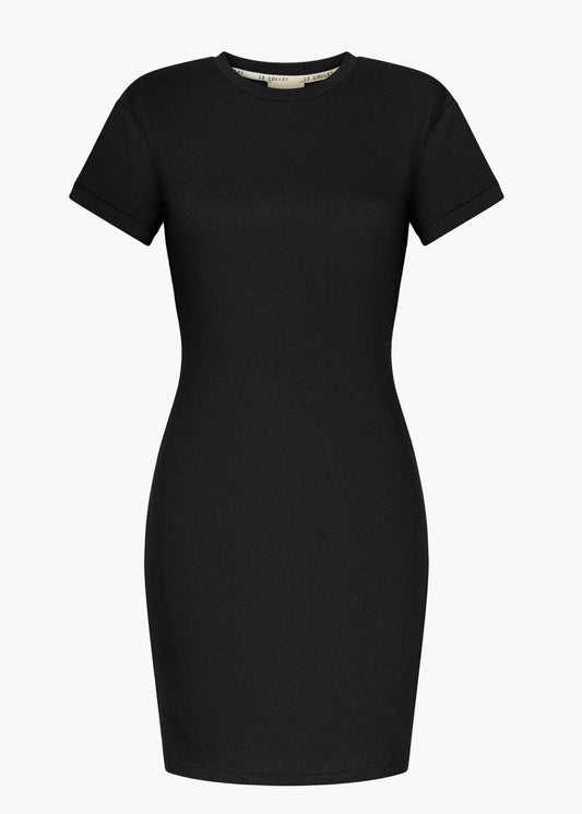 SUKIENKA SLIM MINI DRESS BLACK LECOLLET