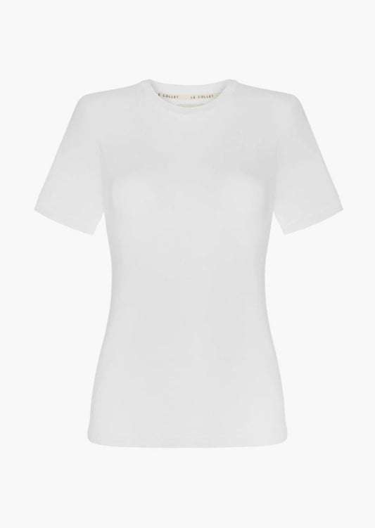 T- SHIRT SLIM WHITE LECOLLET