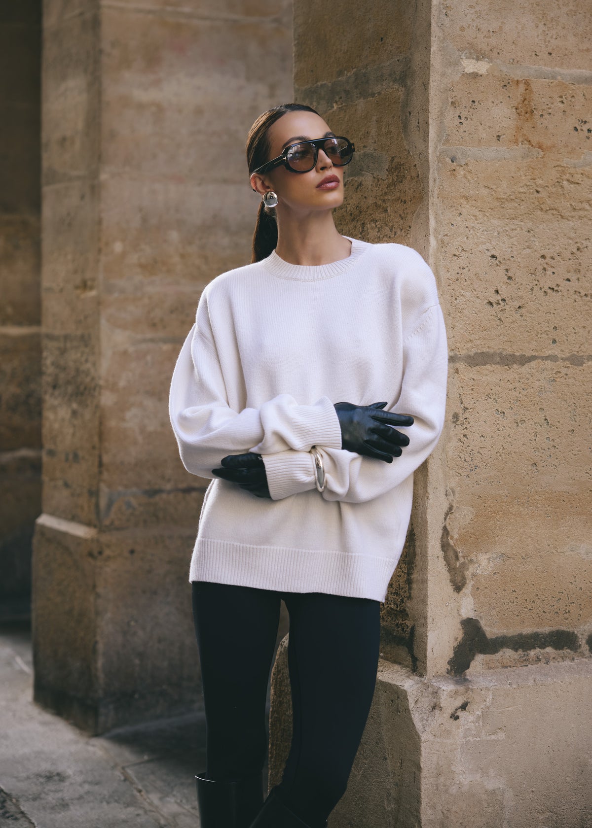 CECILIA ECRU SWEATER