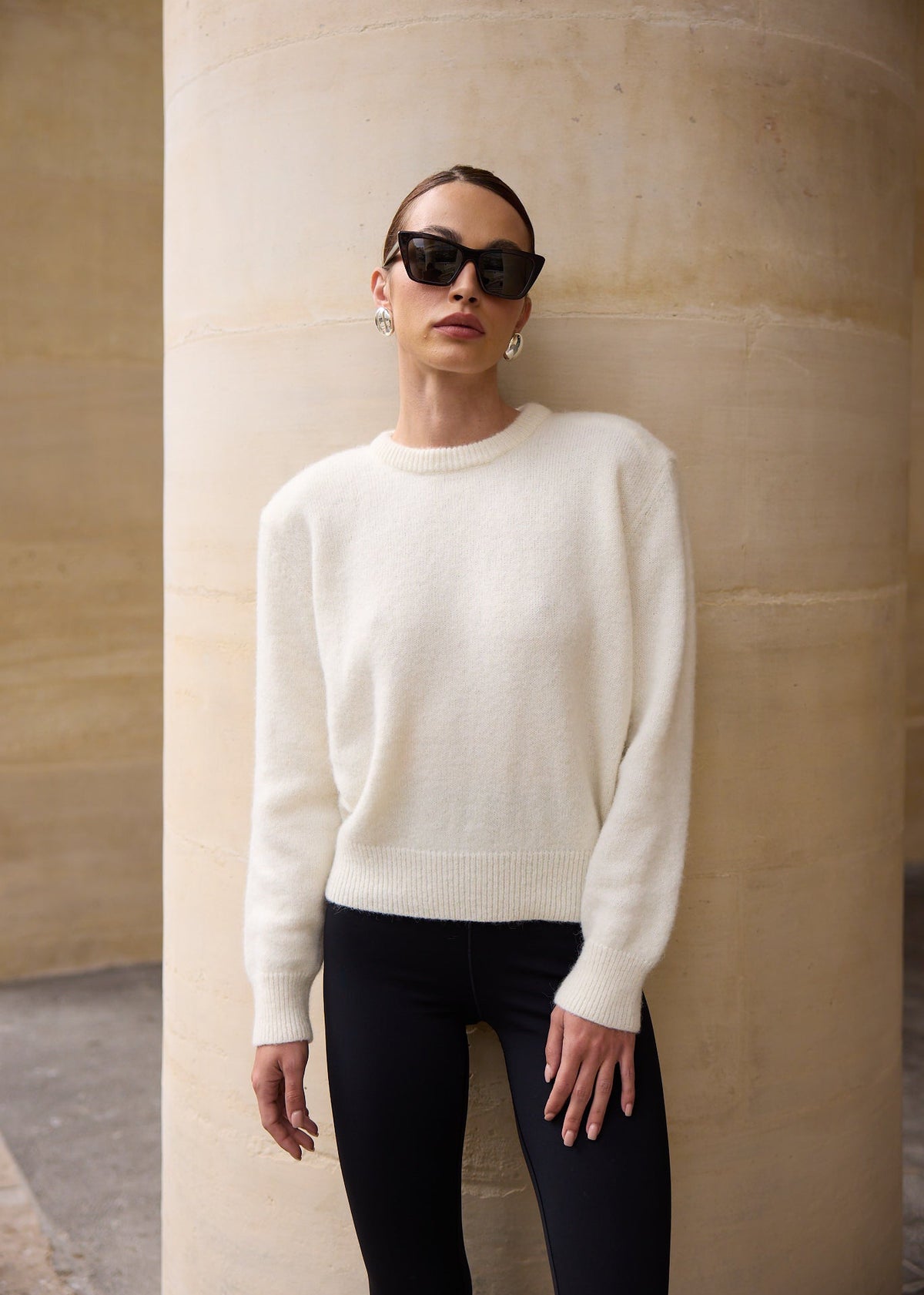 SWETER ALIA ALPACA ECRU