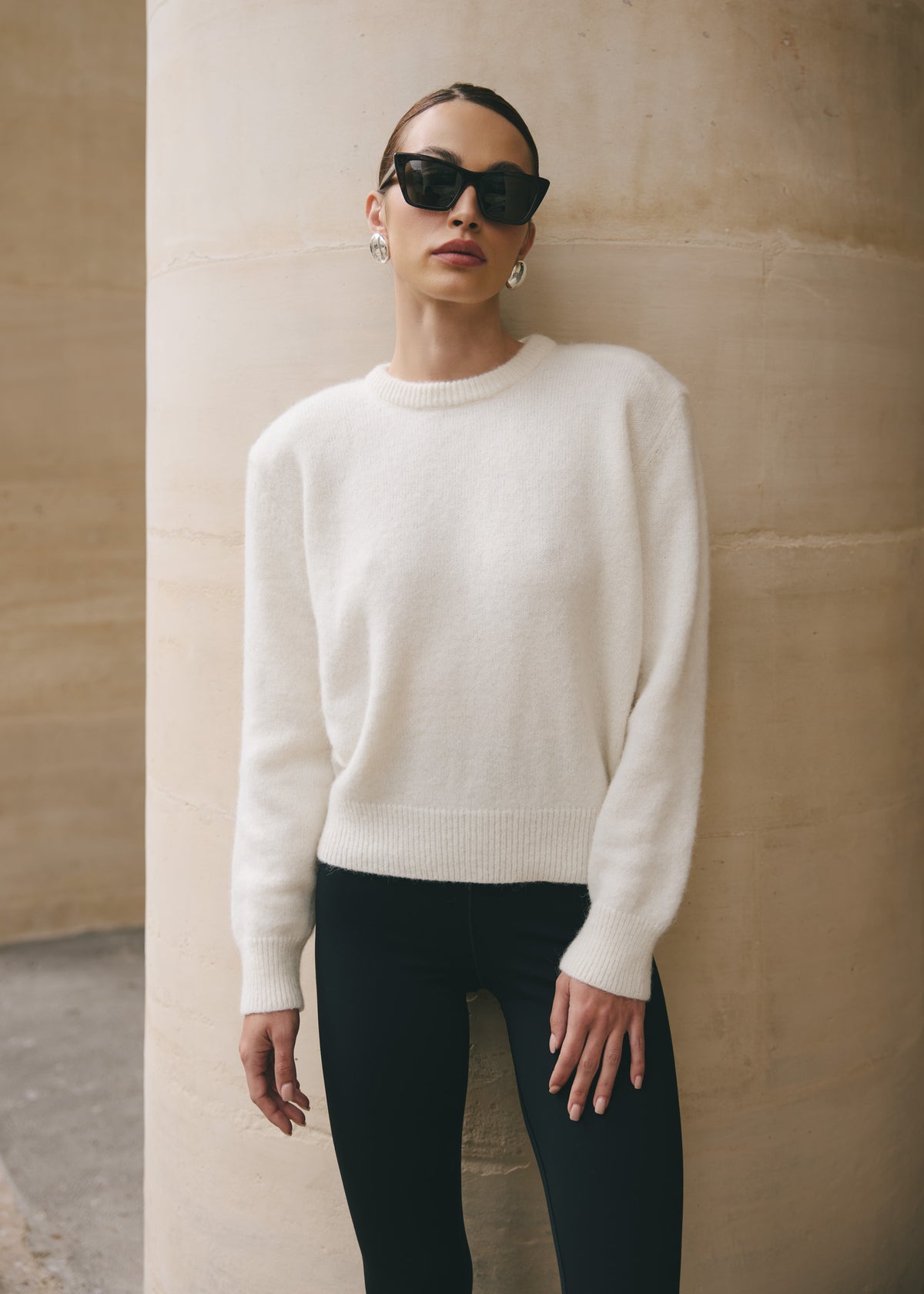 SWETER ALIA ALPACA ECRU